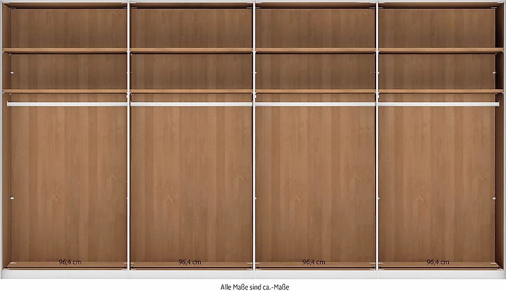 WIEMANN Drehtürenschrank "Cardiff, Massivholztüren in Kombination mit Glas- günstig online kaufen