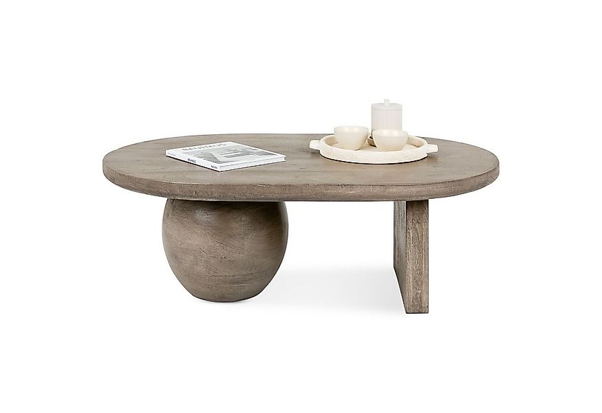 IDIMEX Couchtisch PERLA, Wohnzimmertisch aus massivem Mangoholz mit asymmet günstig online kaufen