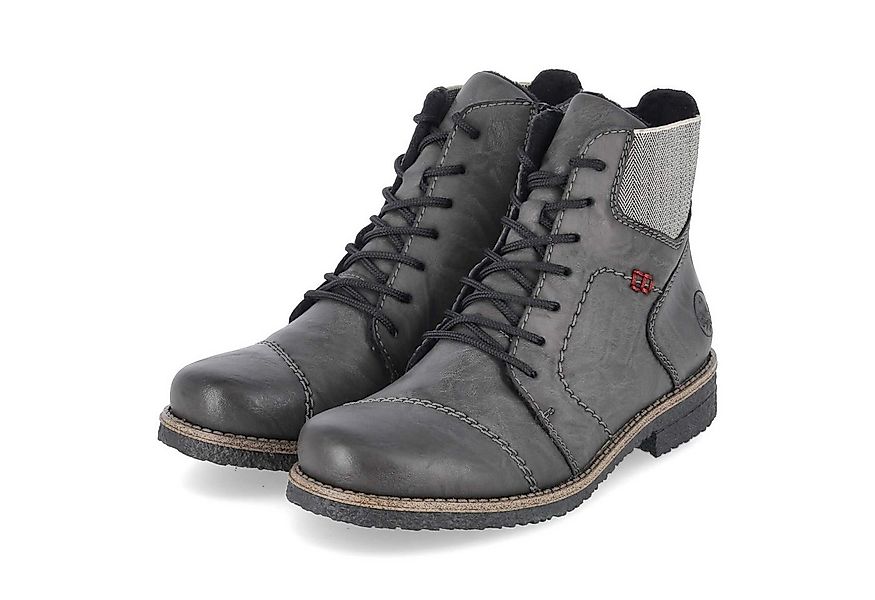 Rieker Rieker 73522-45 Damen Synthetik grau Schnürstiefel günstig online kaufen