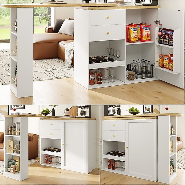 HAUSS SPOLE Bartisch 360° drehbarer Bartisch günstig online kaufen
