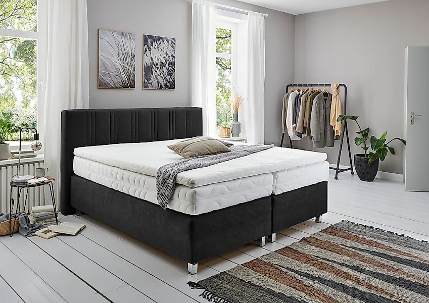 Westfalia Schlafkomfort Boxspringbett wahlweise mit Bettkasten und Topper günstig online kaufen