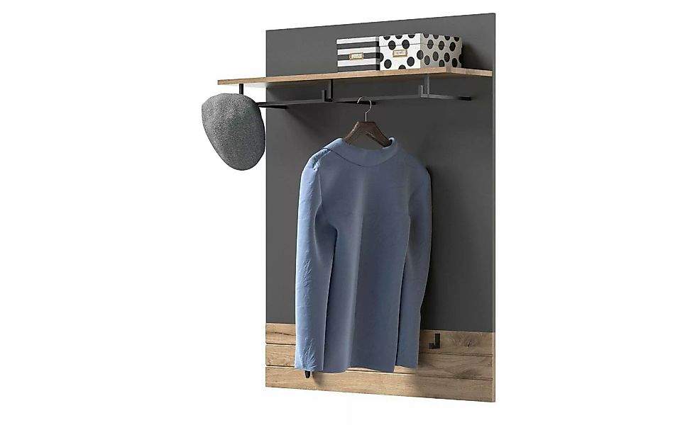 Kompaktgarderobe  Mason ¦ grau ¦ Maße (cm): B: 90 H: 117 T: 25.0 Garderoben günstig online kaufen