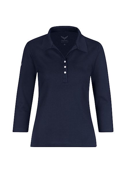 Trigema Poloshirt TRIGEMA Poloshirt mit Kristallsteinen (1-tlg) günstig online kaufen