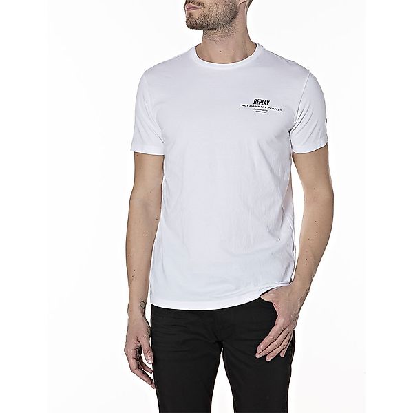 Replay M3458.000.22980p T-shirt L White günstig online kaufen