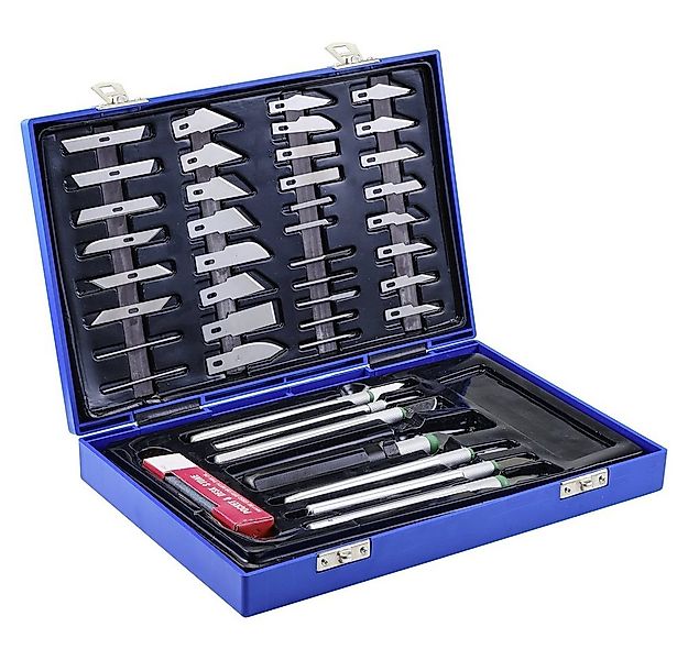Cuttermesser TO-7692339 Messer-Set 50-teilig Skalpell Schablonenmesser Präz günstig online kaufen