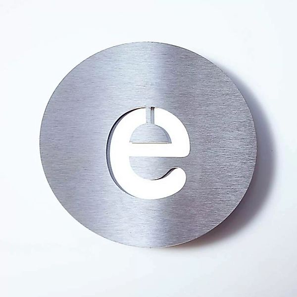 Edelstahl-Hausnummer Round - E günstig online kaufen