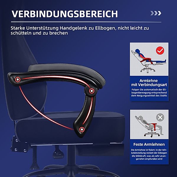 Hiazurm Gaming-Stuhl Gaming Stuhl, Bürostuhl Ergonomisch günstig online kaufen