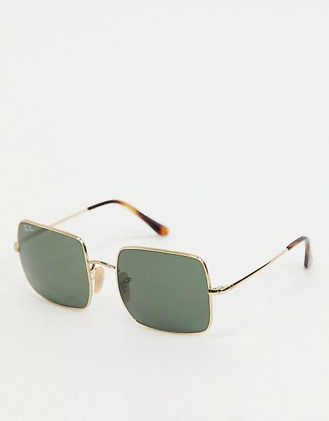 Ray-Ban – Eckigee Sonnenbrille, Goldfarben, ORB1971 günstig online kaufen