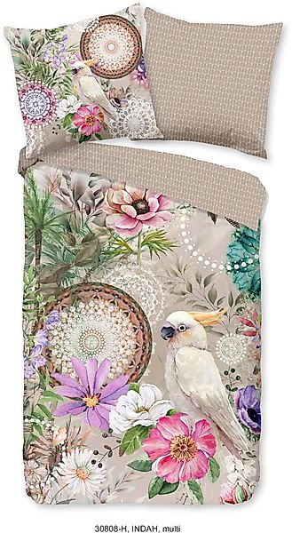hip Wendebettwäsche »Indah«, Mako-Satin, 135x200, Reißverschluss, Wende, Bl günstig online kaufen