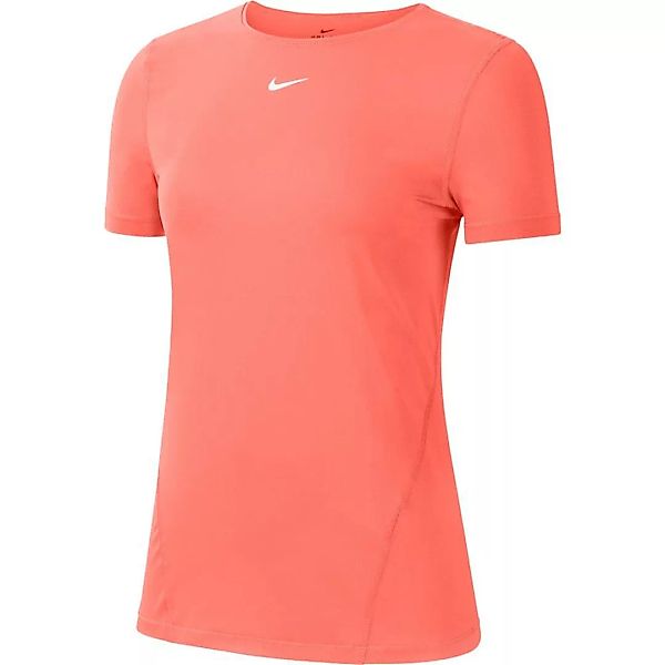 Nike Pro Mesh Kurzarm T-shirt L Bright Mango / White günstig online kaufen