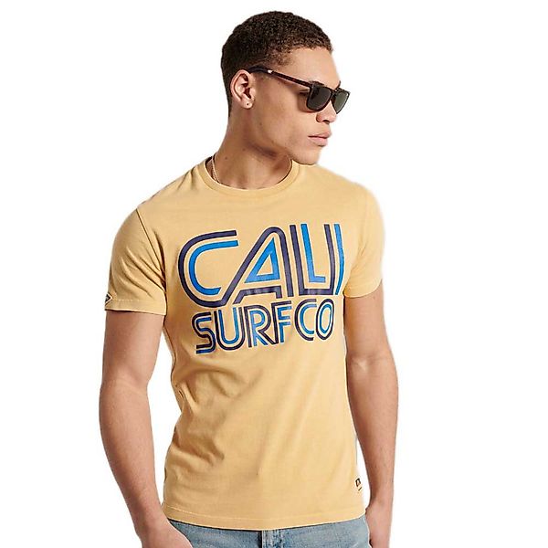 Superdry Cali Surf Graphic 220 Kurzärmeliges T-shirt M Mellow Sun günstig online kaufen