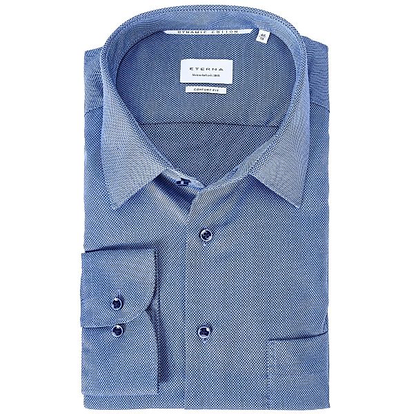 ETERNA Businesshemd aus "Dynamic Cotton™", bügelfrei Farbe blau Größe: 54 günstig online kaufen