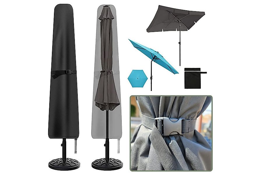 FOUORTUNATE-BEE Sonnenschirm-Schutzhülle Sonnenschirm Schutzhülle mit Stab günstig online kaufen