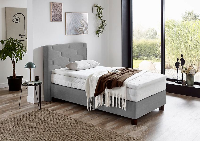 Westfalia Schlafkomfort Boxspringbett wahlweise mit Topper günstig online kaufen