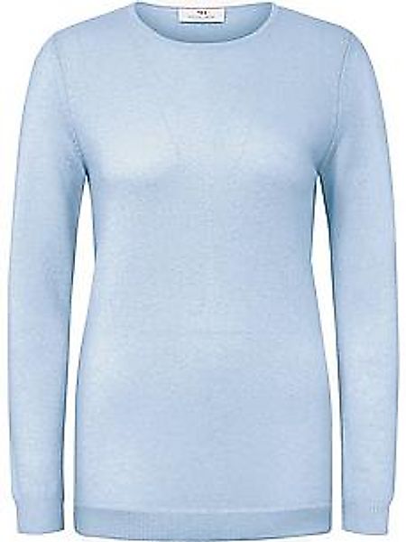 Rundhals-Pullover aus 100% Premium-Kaschmir Peter Hahn grün günstig online kaufen