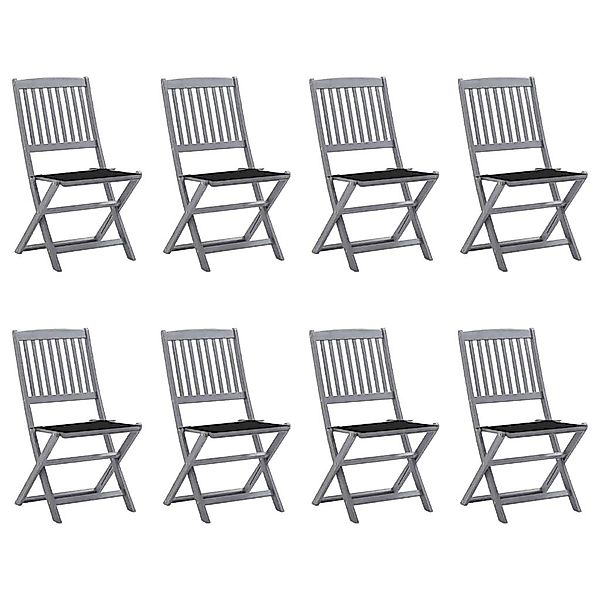 vidaXL Gartenstuhl Klappbare Gartenstühle 8 Stk. günstig online kaufen