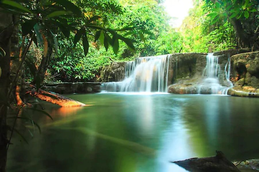 Papermoon Fototapete »Kleiner Regenwald Wasserfall« günstig online kaufen