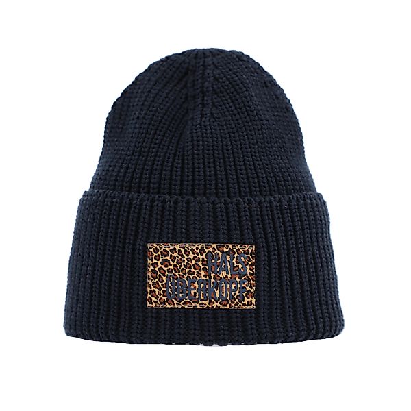 halsüberkopf Accessoires Strickmütze mit Leo-Badge und günstig online kaufen