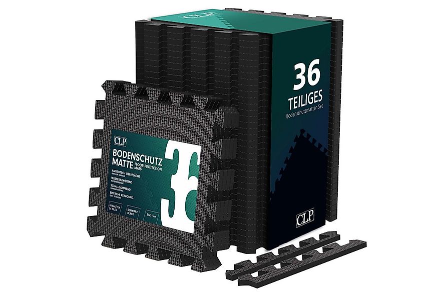 CLP Bodenschutzmatte Puzzlematte 30x30 cm, 36er Set, 36-St., 36er, rutschfe günstig online kaufen