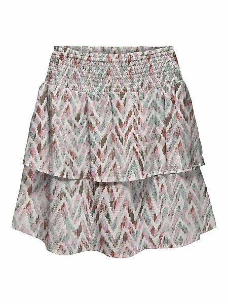 ONLY Minirock "ONLANN STAR LAYERED SMOCK SKIRT" günstig online kaufen