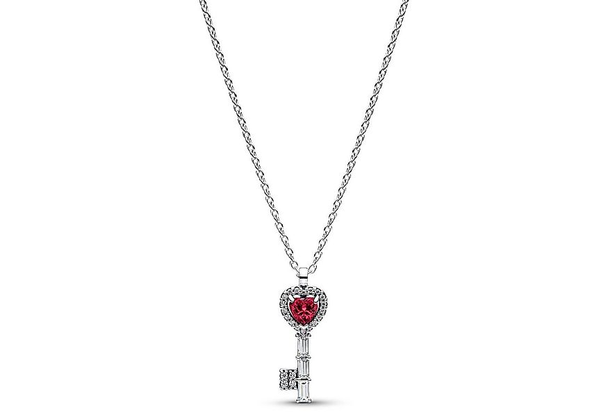 Pandora Kette mit Anhänger Damen-Schlüssel Erhabenes Herz günstig online kaufen