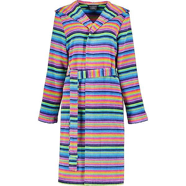 Cawö Damenbademantel Damen Bademantel mit Kapuze, Midi, Baumwolle, Kapuze, günstig online kaufen