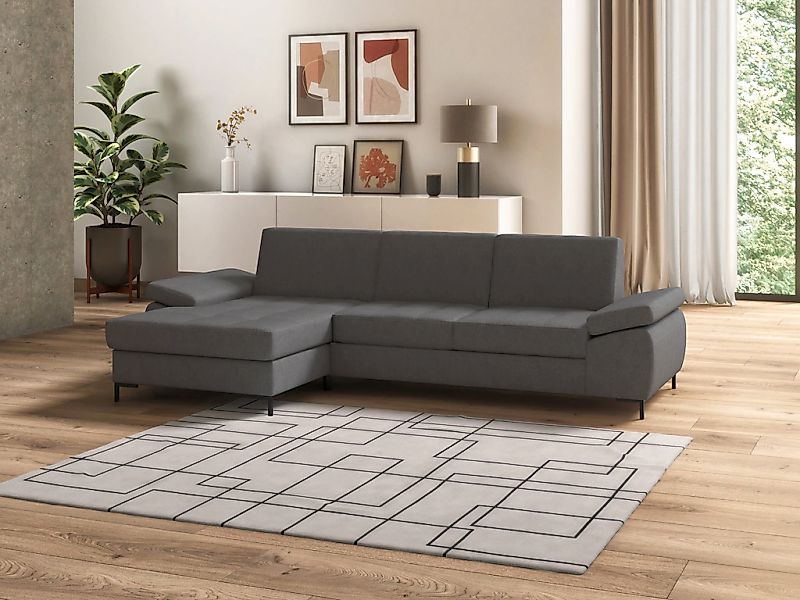 DOMO collection Ecksofa "Capelo, komfortabel, klare Linien zeichnen dieses günstig online kaufen