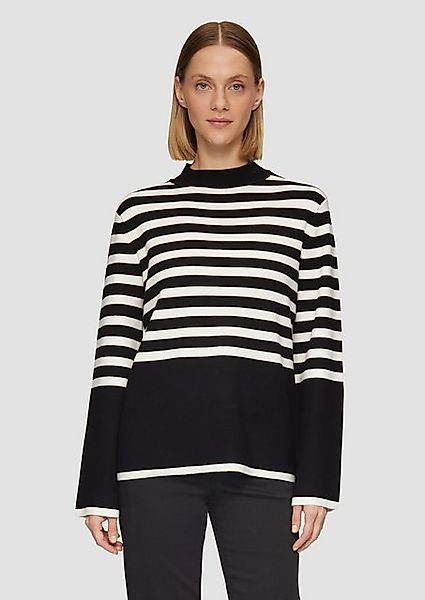 s.Oliver BLACK LABEL Strickpullover Gestreifter Strickpullover günstig online kaufen