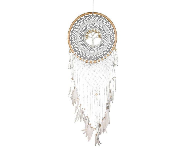 Oriental Galerie Wandbild Wandbehang Makramee Traumfänger Lebensbaum 44 cm günstig online kaufen