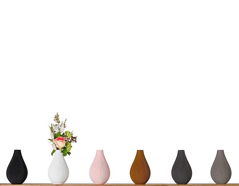3D Vase Dekovase Susann 17cm Nachhaltige Blumenvase für Schnitt-/ Trockenbl günstig online kaufen