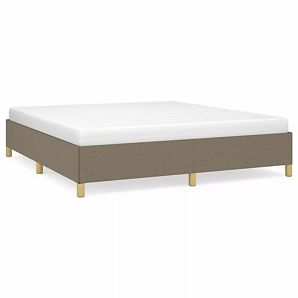 vidaXL Bettgestell Taupe 160x200 cm Stoff Modell 31367678 günstig online kaufen