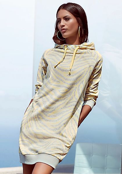 LASCANA Sweatkleid mit Seitentaschen günstig online kaufen