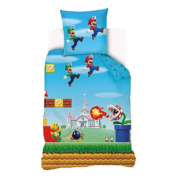 Super Mario Kinderbettwäsche Super Mario Level günstig online kaufen