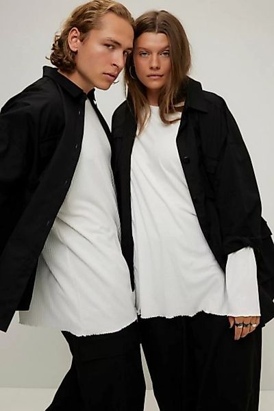 Studio Untold Jackenblazer Hemdjacke oversized Utility-Style Hemdkragen günstig online kaufen