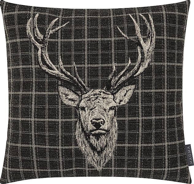 Magma Heimtex Kissenbezug Hirschkopf Landhaus Vintage günstig online kaufen
