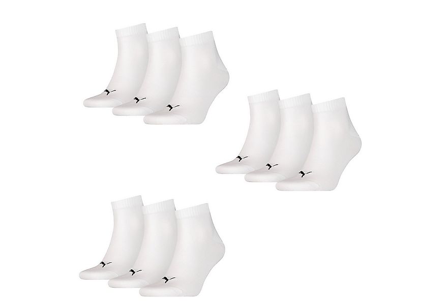 PUMA Kurzsocken Bequeme Quarter Socken aus Baumwollmischung (9-Paar) günstig online kaufen