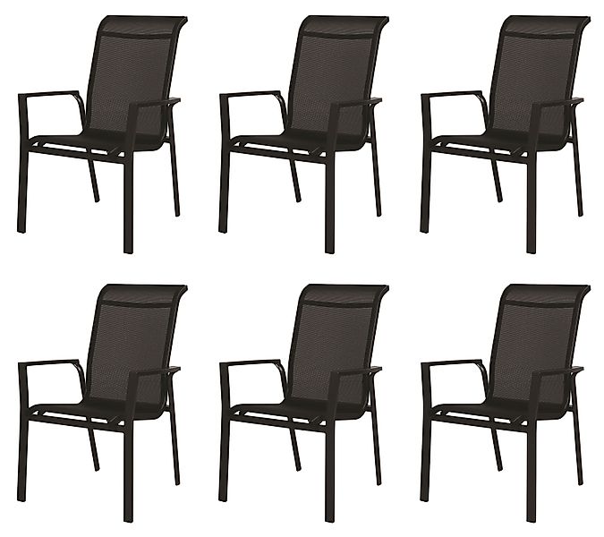 Gardissimo Gartenstuhl 6er Set Windsor Stapelstuhl günstig online kaufen