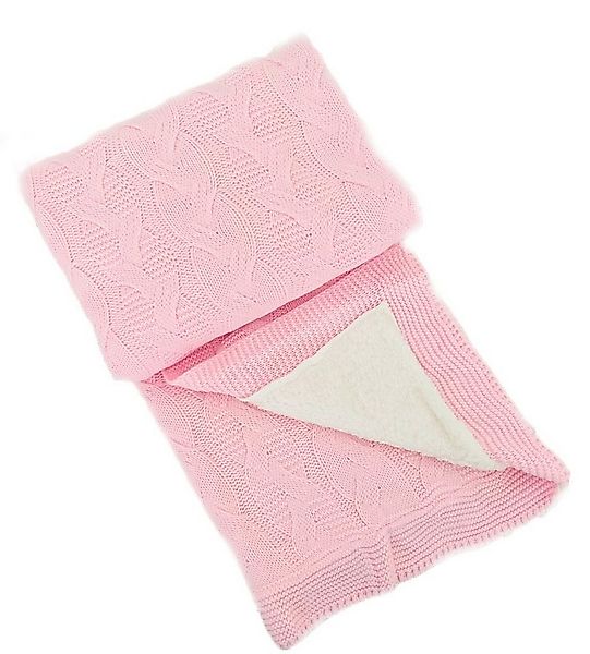 Babydecke Kuscheldecke, NoblesBox, Innen Wollig, Strickdecken in verschiede günstig online kaufen