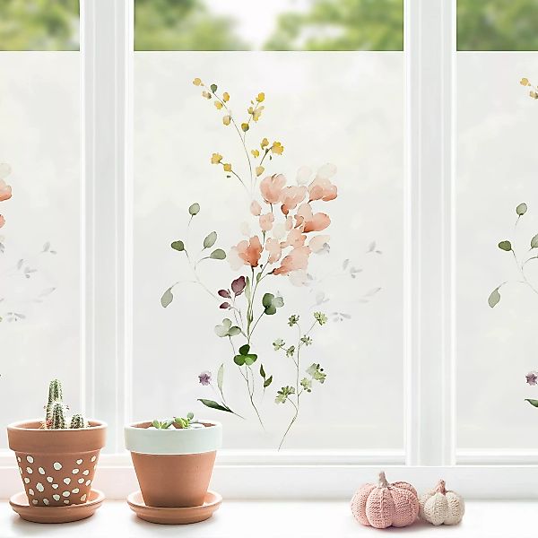 Fensterfolie Zarte Blüten Rosa I günstig online kaufen