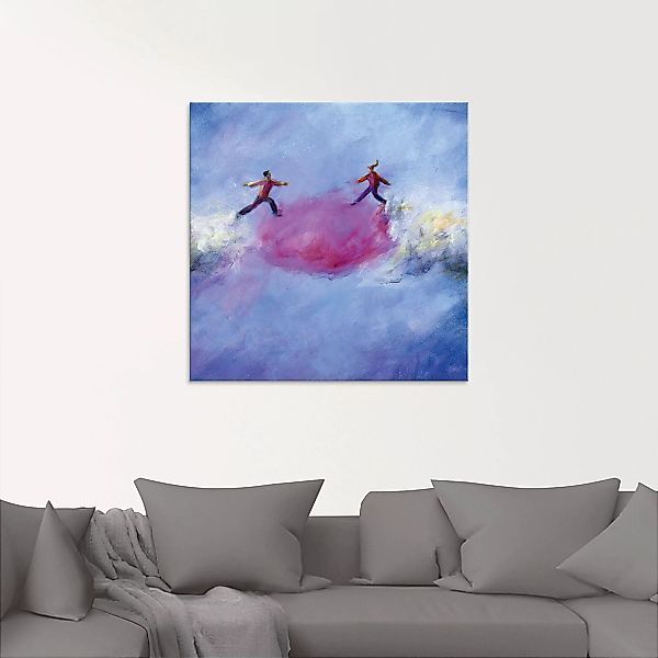 Artland Glasbild »Rosarote Wolke 2«, Paar, (1 St.) günstig online kaufen