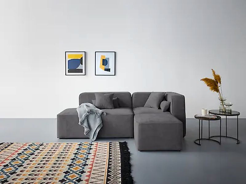 Home affaire Ecksofa »Sundstrup L-Form« Modulserie, individuelle Zusammenst günstig online kaufen