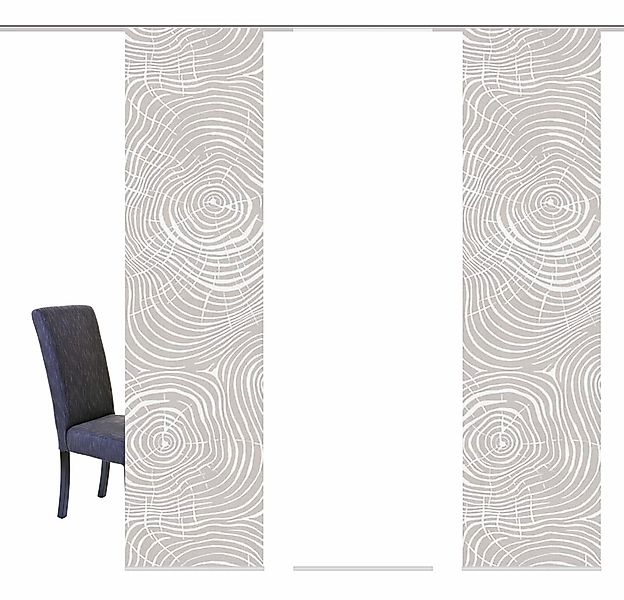 HOME WOHNIDEEN "MADERAS" Klettband 3 Stk. tlg. HxB: 245x60, inkl. Befestigu günstig online kaufen
