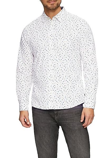 s.Oliver Langarmhemd mit All-Over Muster günstig online kaufen