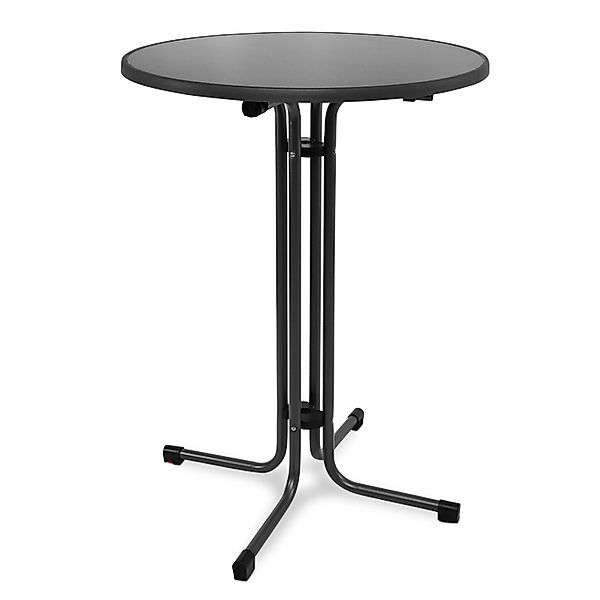Beautissu Sylt Stehtisch Ø 80 cm Grau günstig online kaufen