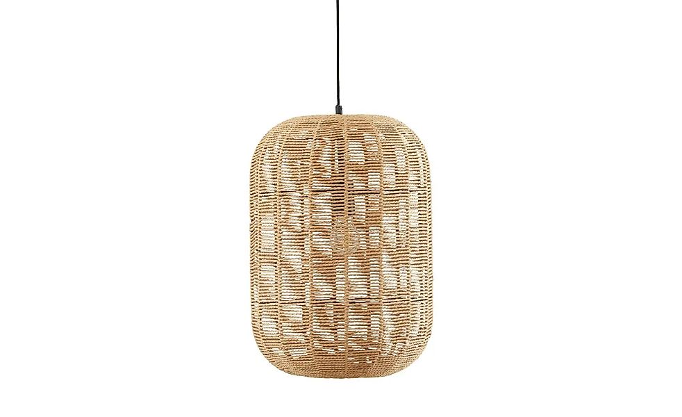 Trio Pendelleuchte, 1-flammig, Sisal braun `groß ´ ¦ braun ¦ Maße (cm): H: günstig online kaufen