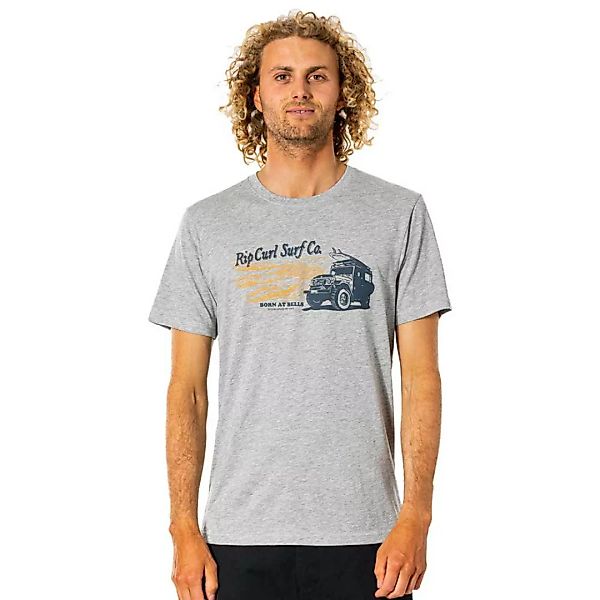Rip Curl Klaxon Kurzärmeliges T-shirt XL Grey Marle günstig online kaufen
