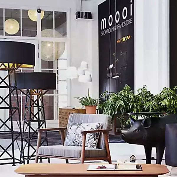 Moooi Construction Lamp Stehleuchte, schwarz matt - large günstig online kaufen