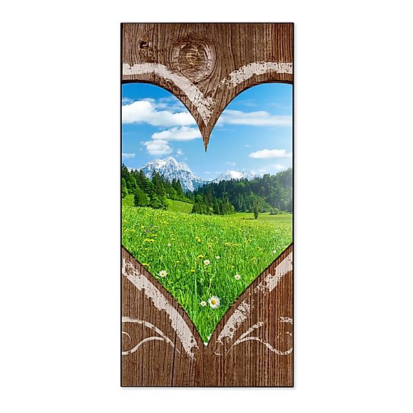 Banjado Magnettafel 37x78cm Magnetwand  Schwarz Aus Metall Magnetpinnwand P günstig online kaufen