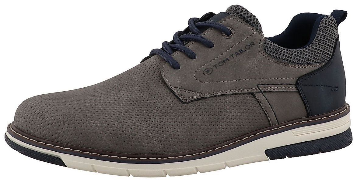 TOM TAILOR Dylan Sneaker Freizeitschuh, Halbschuh, Schnürschuh mit Kontrast günstig online kaufen