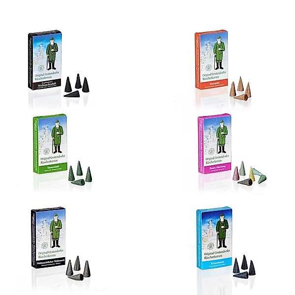 Crottendorfer Duftkerze 6er Set Räucherkerzen mit günstig online kaufen